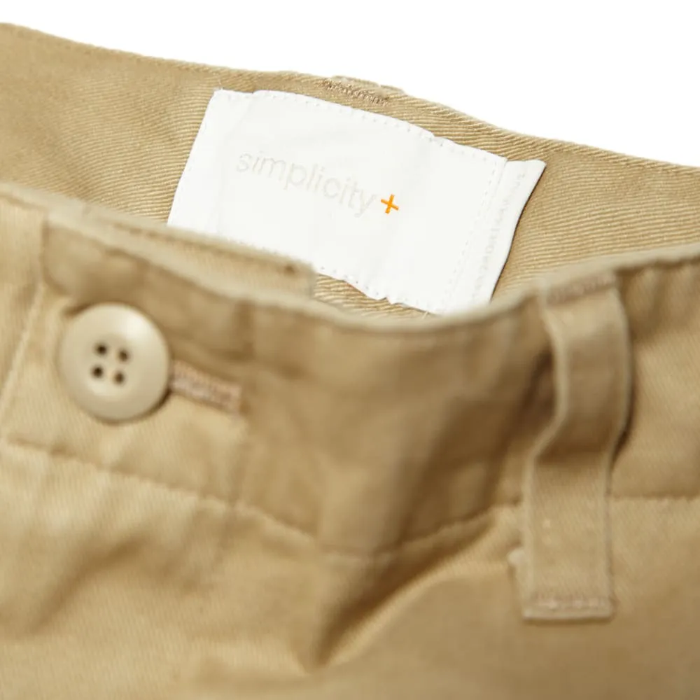 Head Porter Plus Standard Chino PantBeige