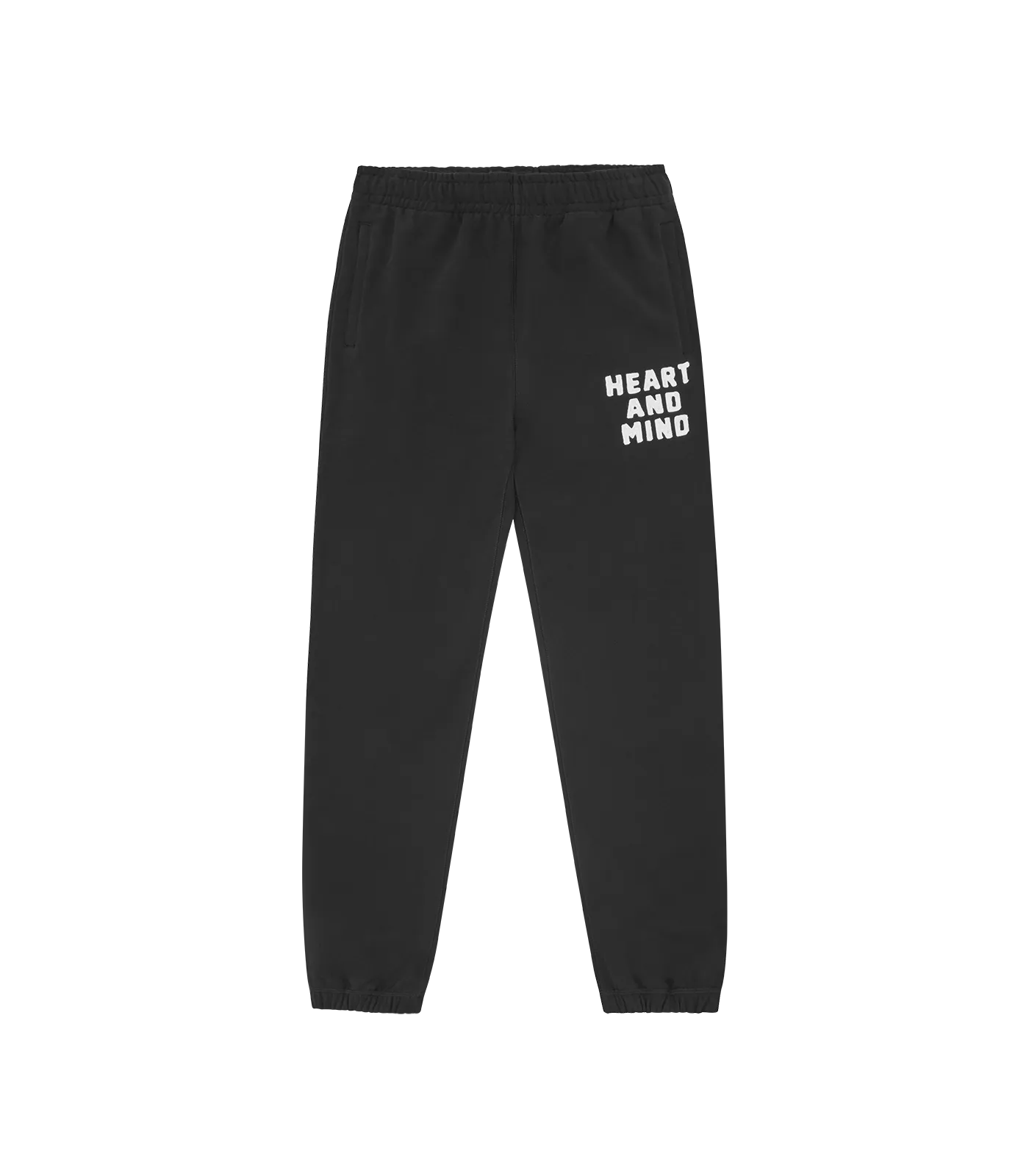 HEART AND MIND SWEATPANTS - BLACK