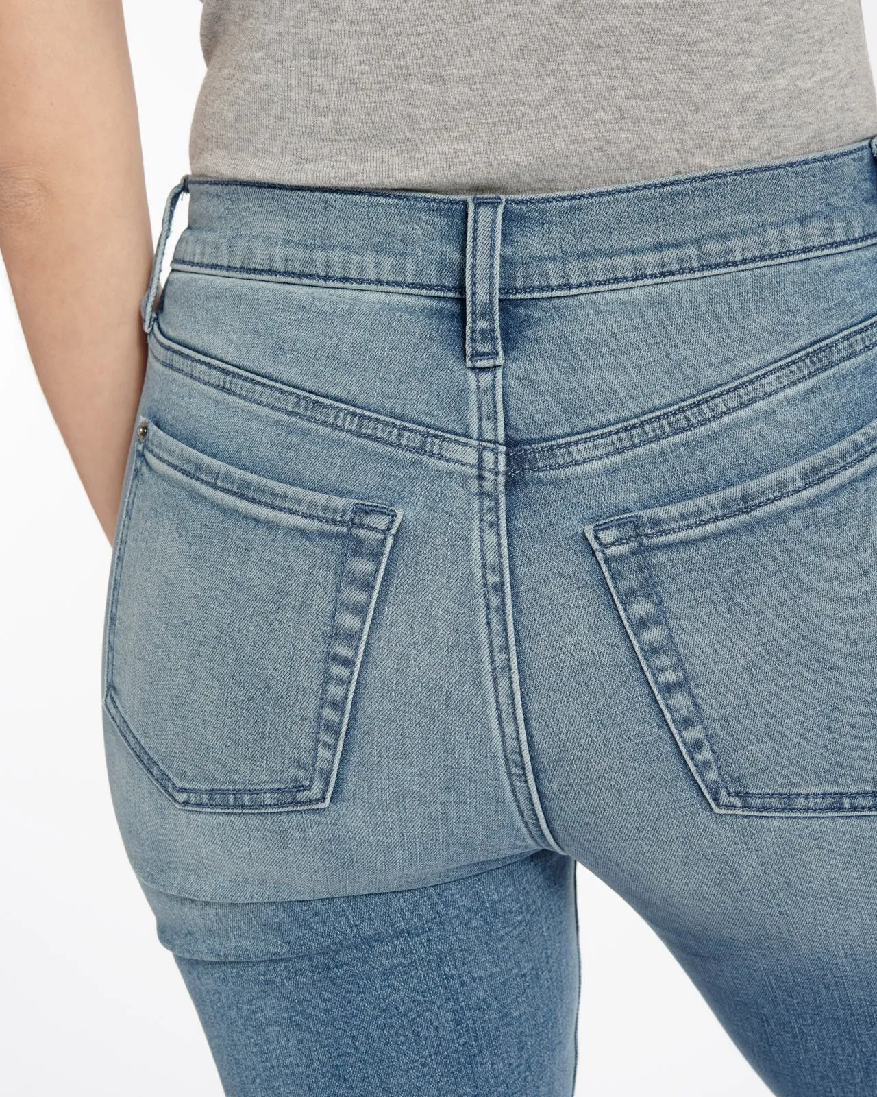 High Waist Slim Kick Jean