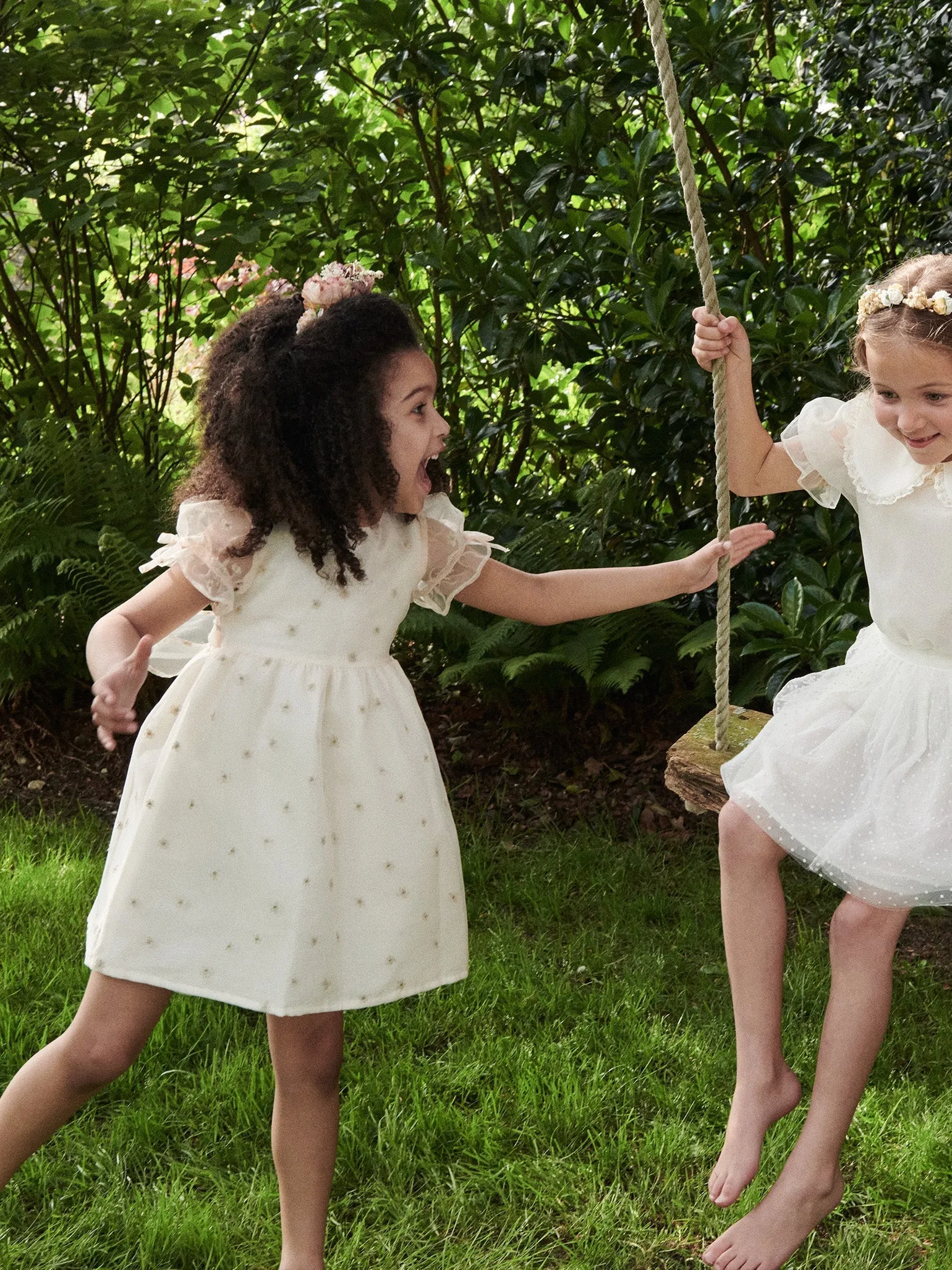 Ivory Gardenia Ceremony Girl Dress