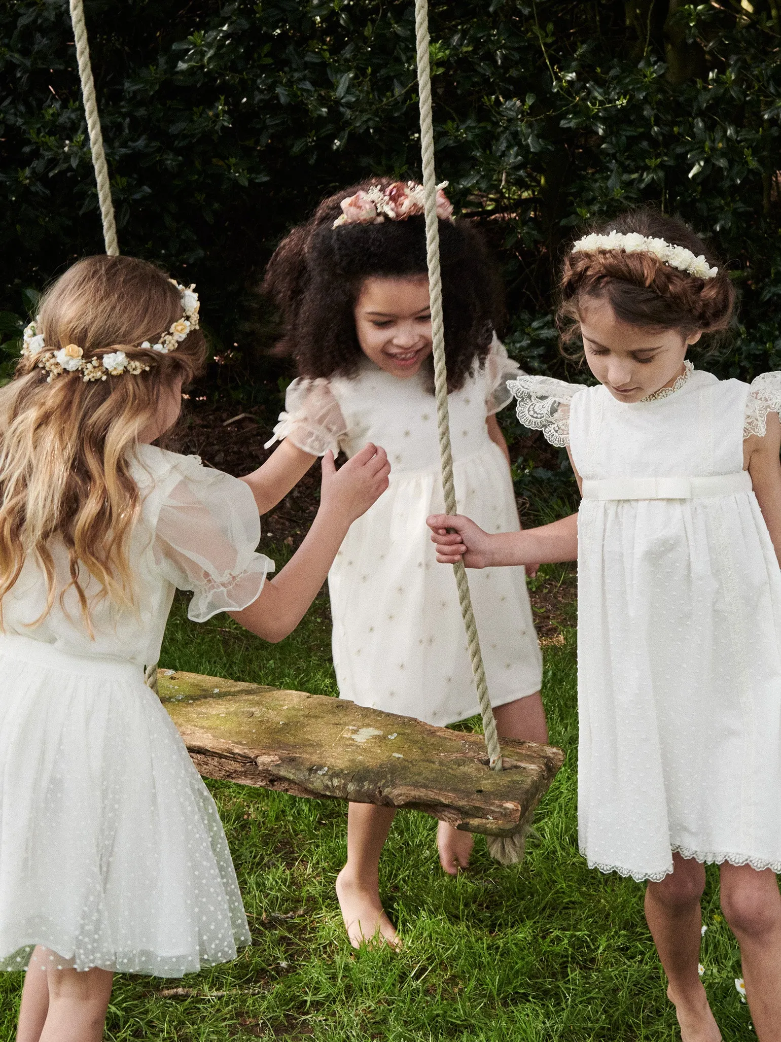 Ivory Gardenia Ceremony Girl Dress