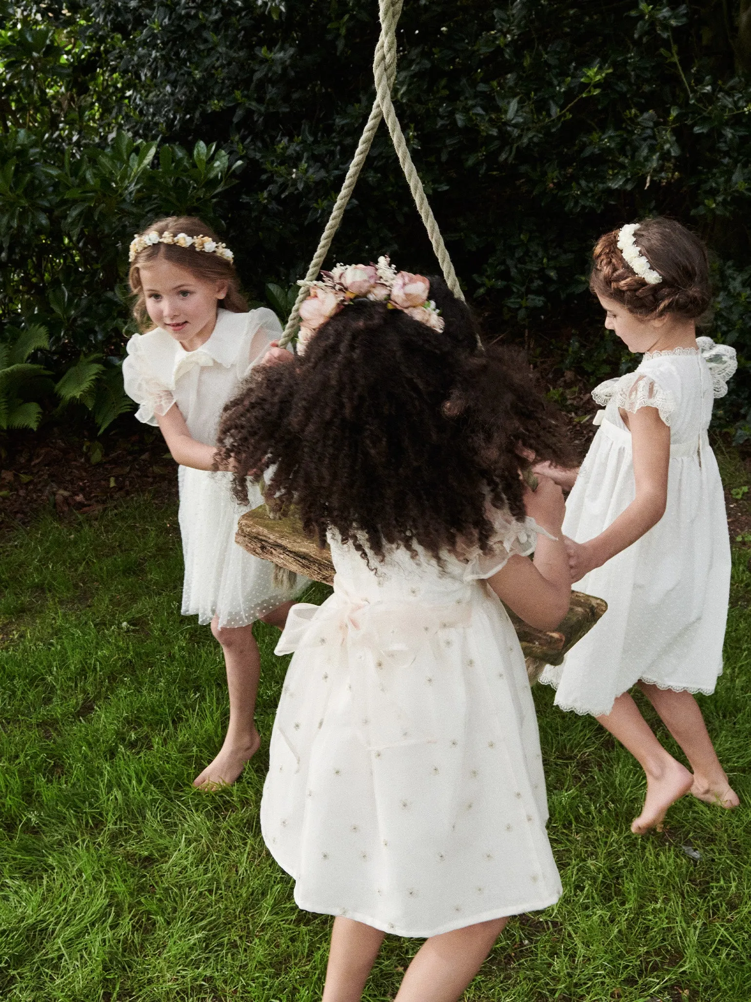 Ivory Gardenia Ceremony Girl Dress