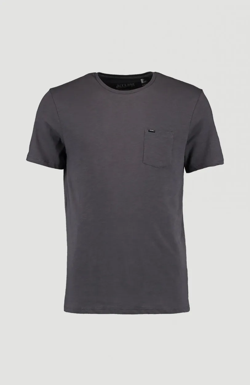 Jack's Base Regular Fit Crew T-Shirt | Asphalt - A