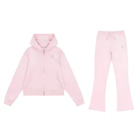 Juicy Couture Diamante Bootcut Tracksuit Junior