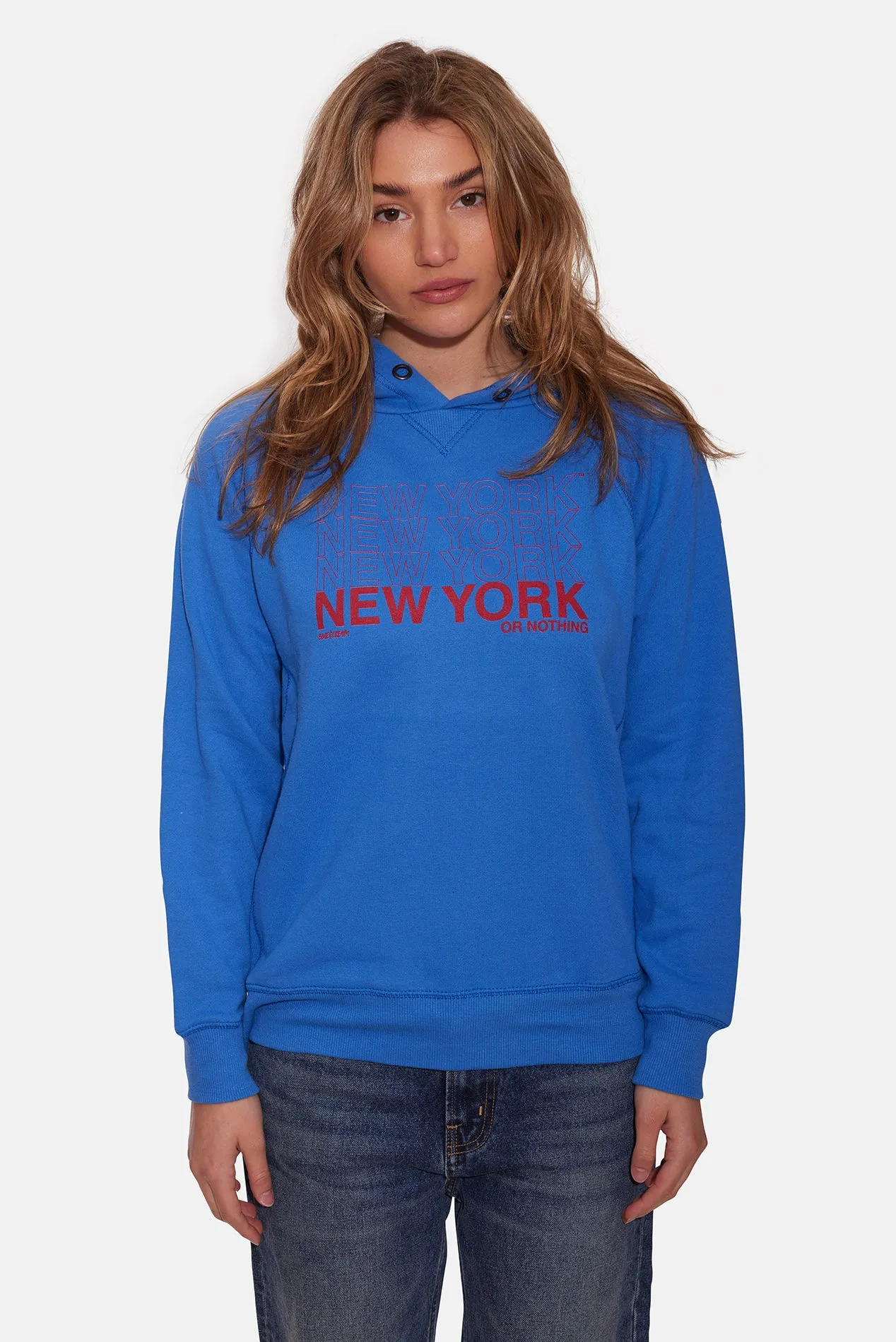 Kids New York or Nothing Hoodie Royal