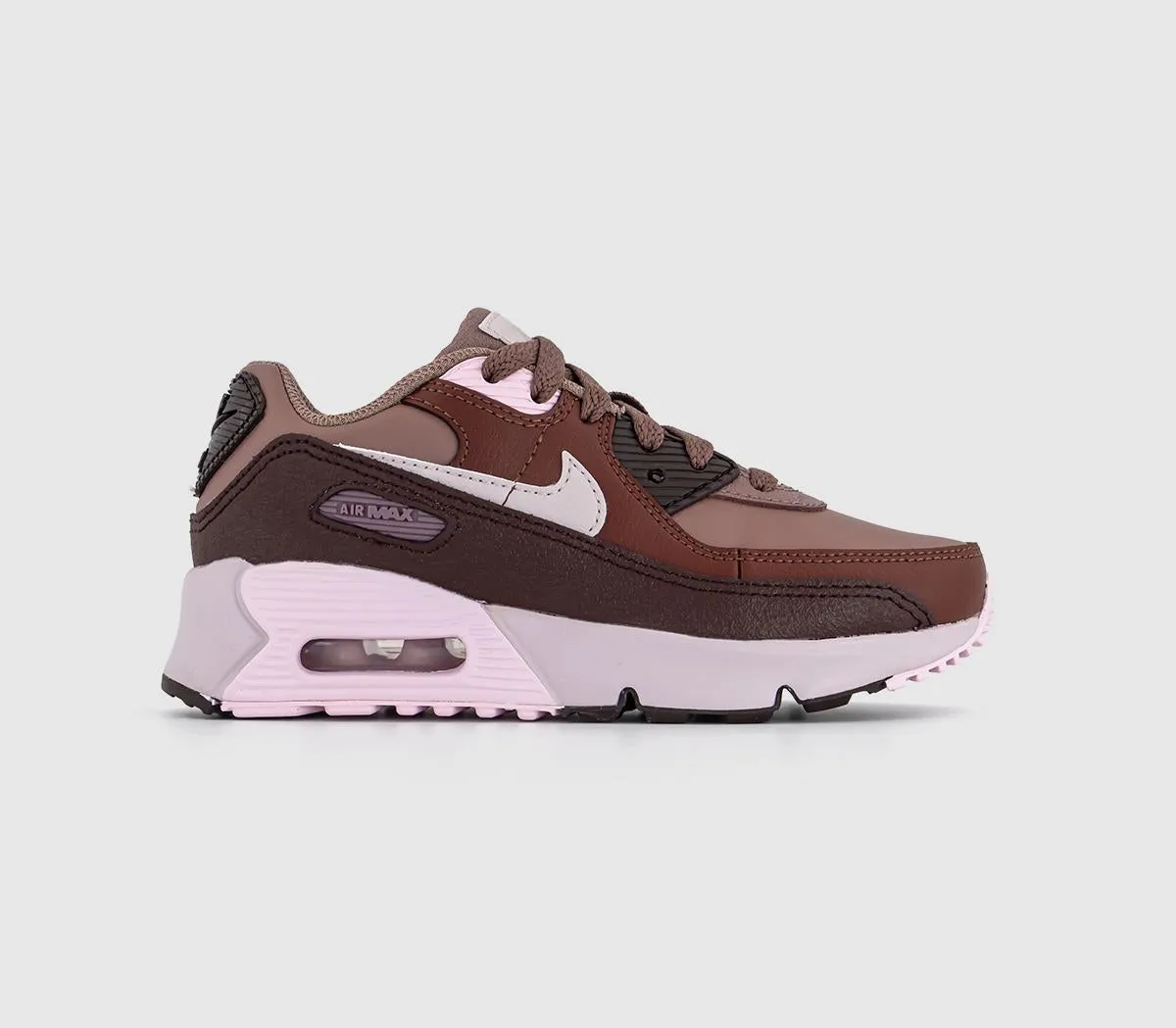 Kids Nike Air Max 90 Ps Trainers Smokey Mauve Platinum Violet Dark Pony