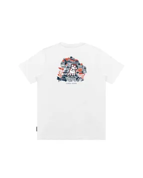 Kid's Positano Graphic Tee - Brilliant White