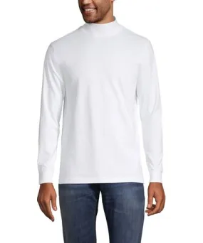 Lands' End Men's Big & Tall Super-t Mock Turtleneck