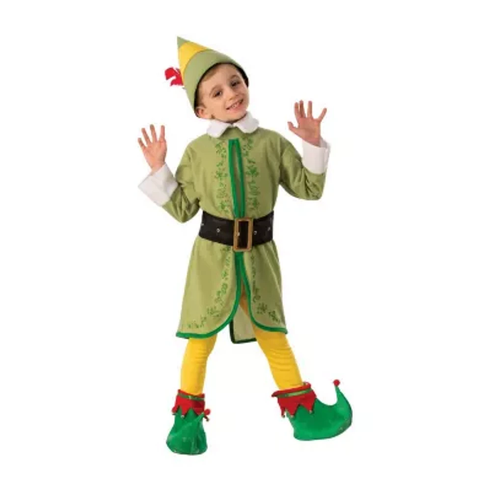 Little & Big Boys Buddy The Classic Kids Elf 4-pc. Costume