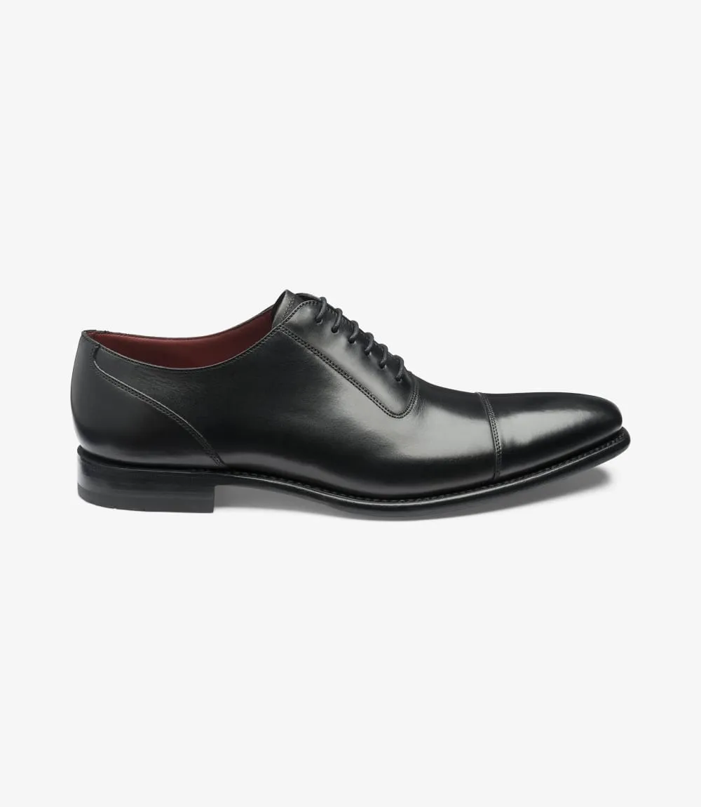 LOAKE LARCH toe-cap Oxford Shoe - Black