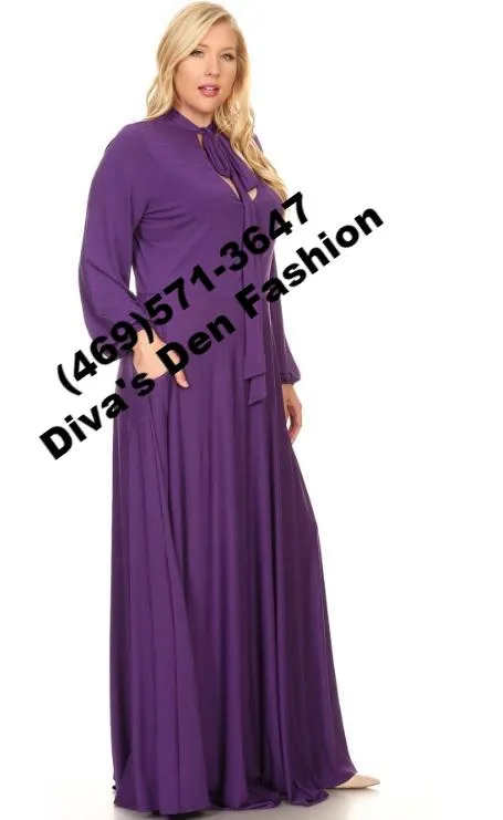 Long Sleeve Plus Maxi