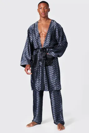 Man Dash Satin Robe