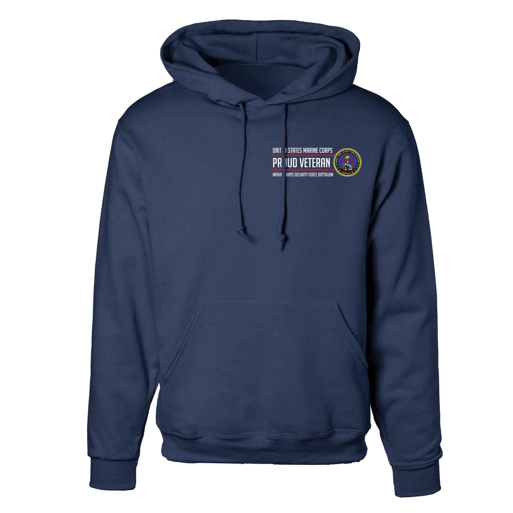 Marine Corps Security Force Proud Veteran Hoodie