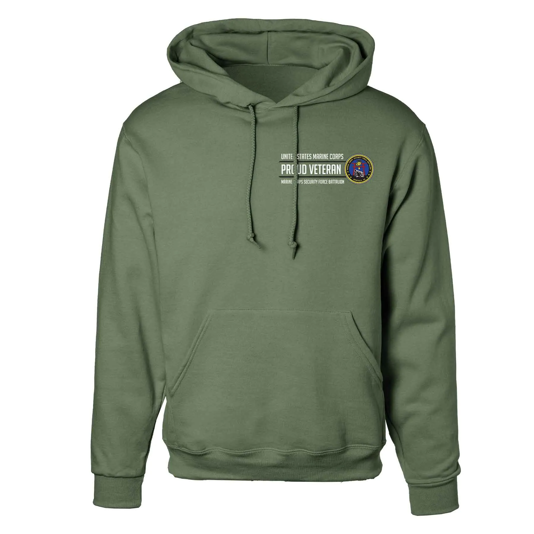 Marine Corps Security Force Proud Veteran Hoodie