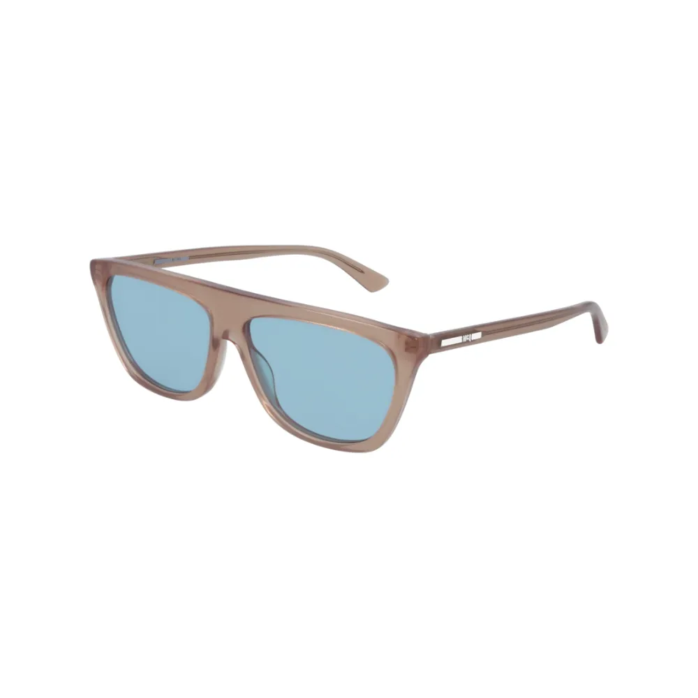 Mcq Sunglass Man Brown Brown Light Blue MQ0273S-003