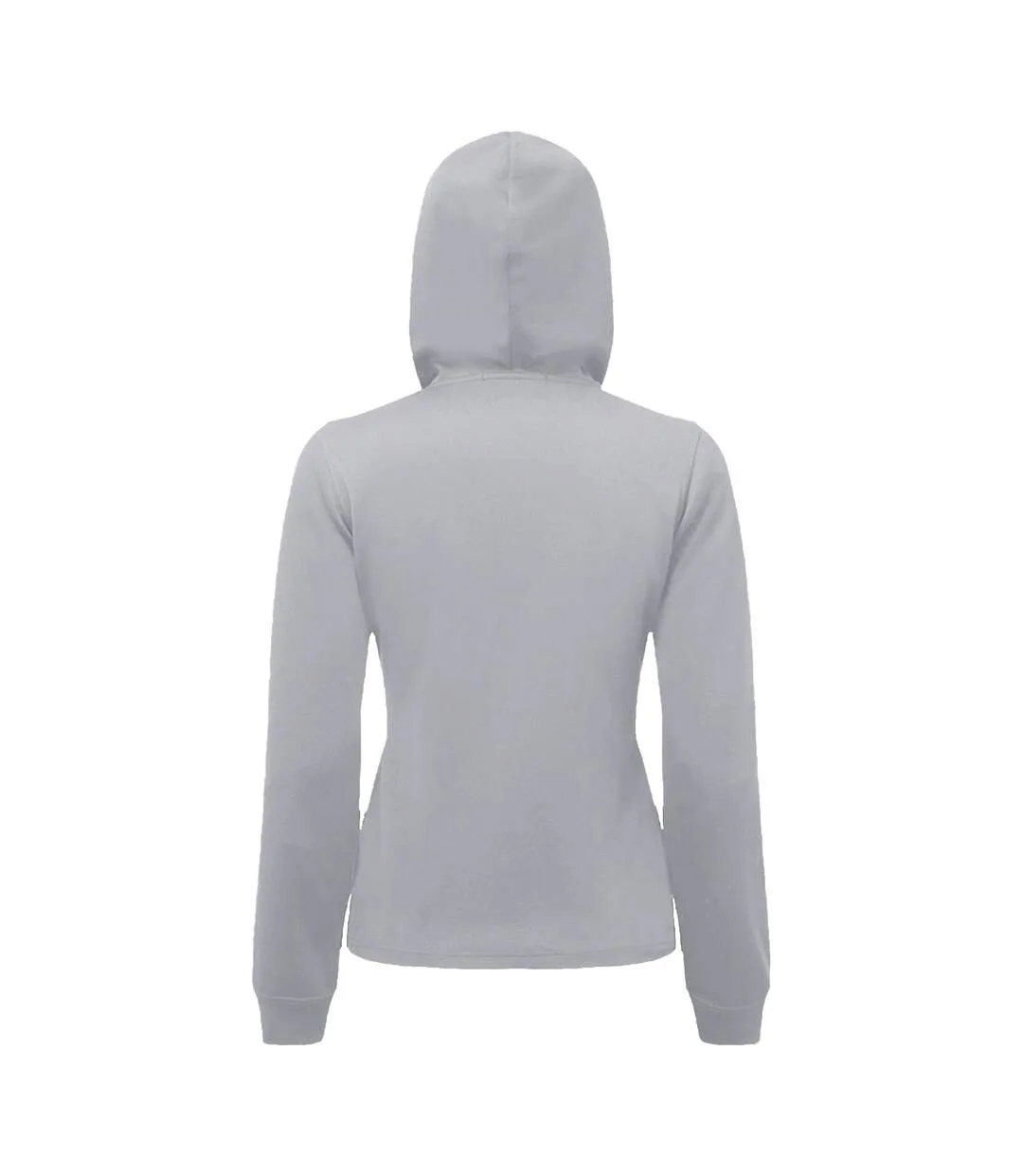 Mens spun dyed hoodie grey melange TriDri