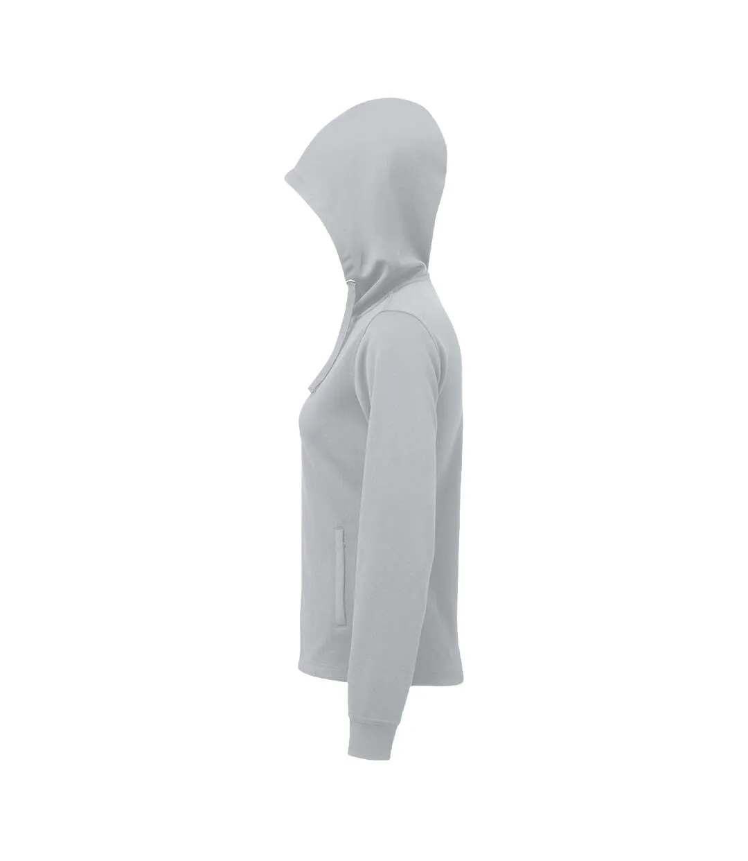 Mens spun dyed hoodie grey melange TriDri