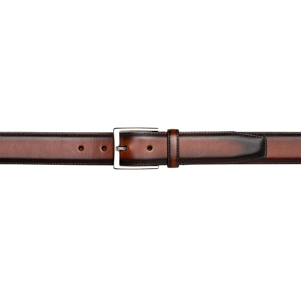 Mezlan AO11522 Classic Patina Calf-Skin Leather Men's Belt (MZB1235)