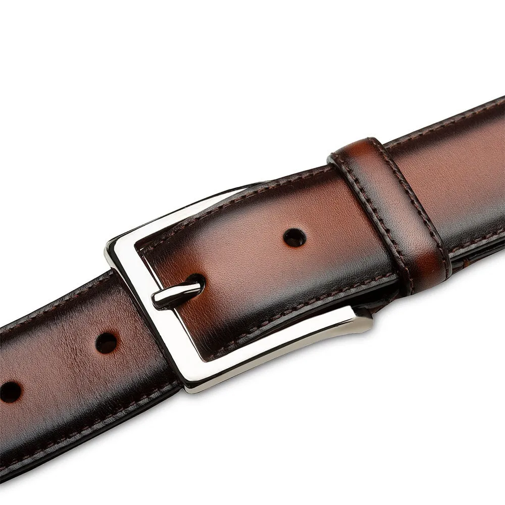 Mezlan AO11522 Classic Patina Calf-Skin Leather Men's Belt (MZB1235)