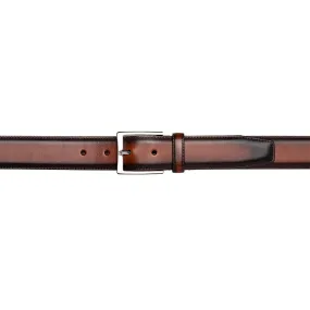 Mezlan AO11522 Classic Patina Calf-Skin Leather Men's Belt (MZB1235)