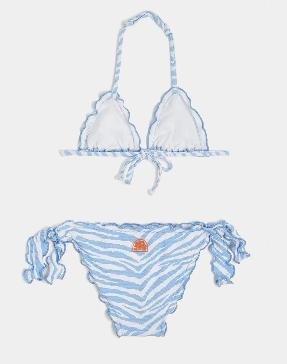 MINI BIKINI CON TOP E SLIP A BALZE REGOLABILI