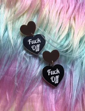 MINI F*CK OFF EARRINGS