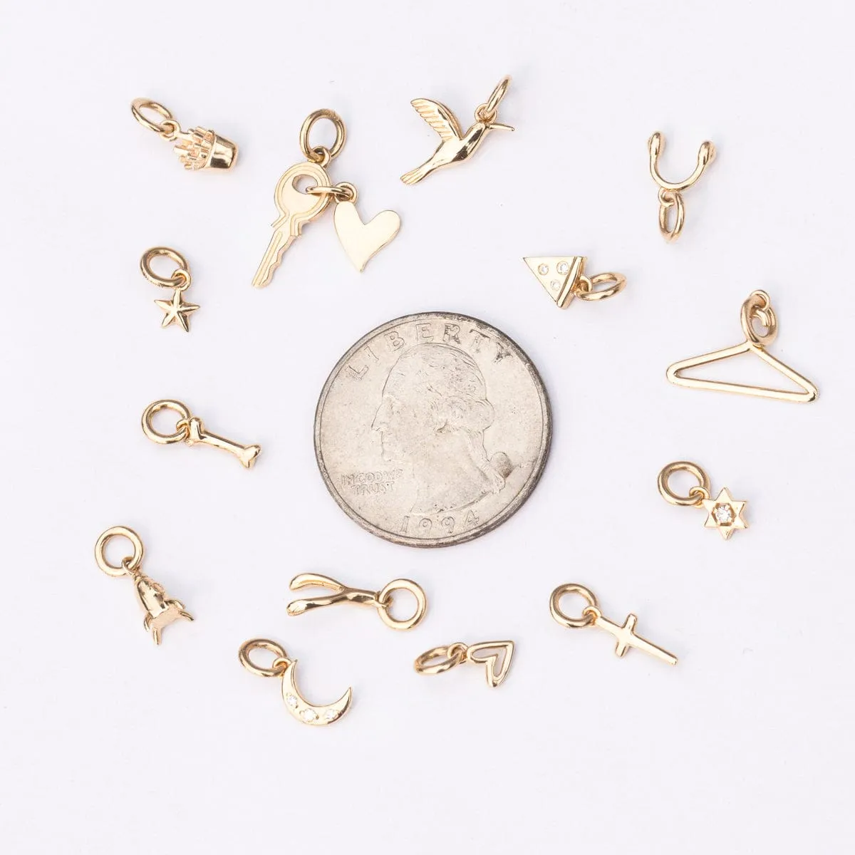 Mini Golden Charms