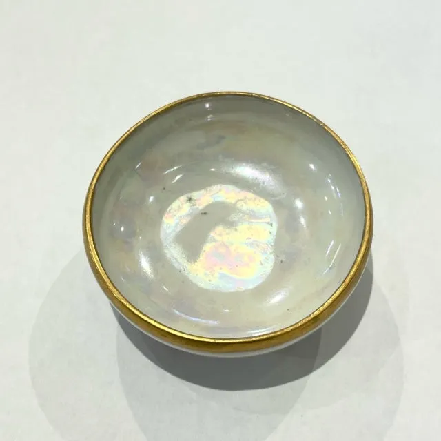 Mini Trinket Dish ? Pearlescent White