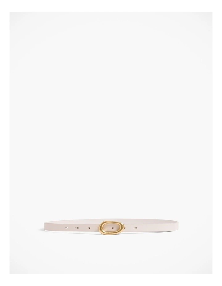 Organic Slim Belt in Oyster