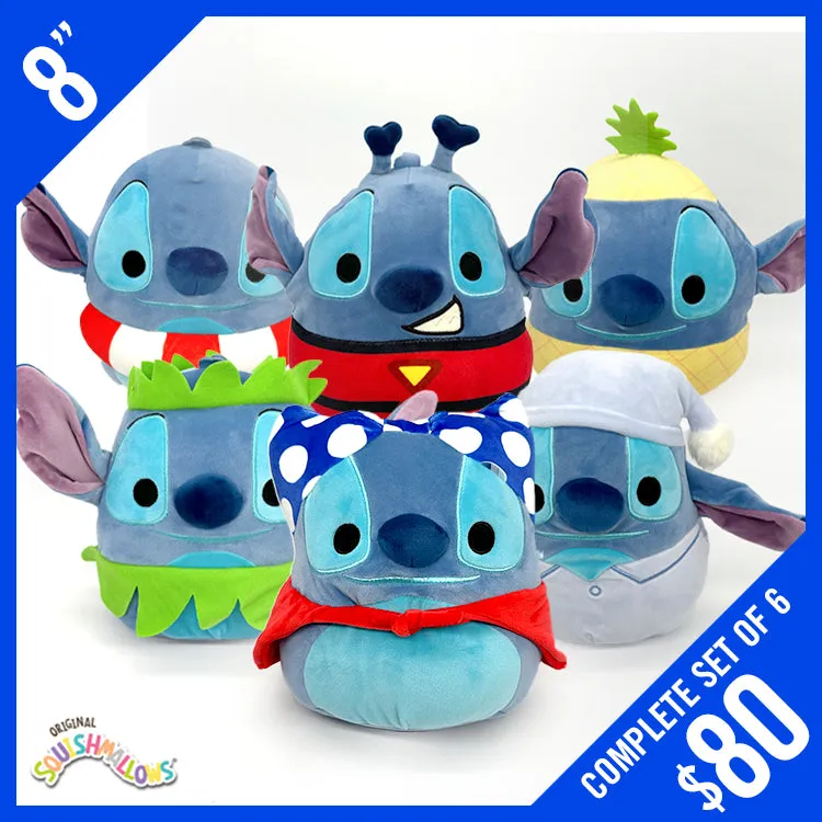 Original Squishmallows! Disney: Stitch - Set of 6 (8)