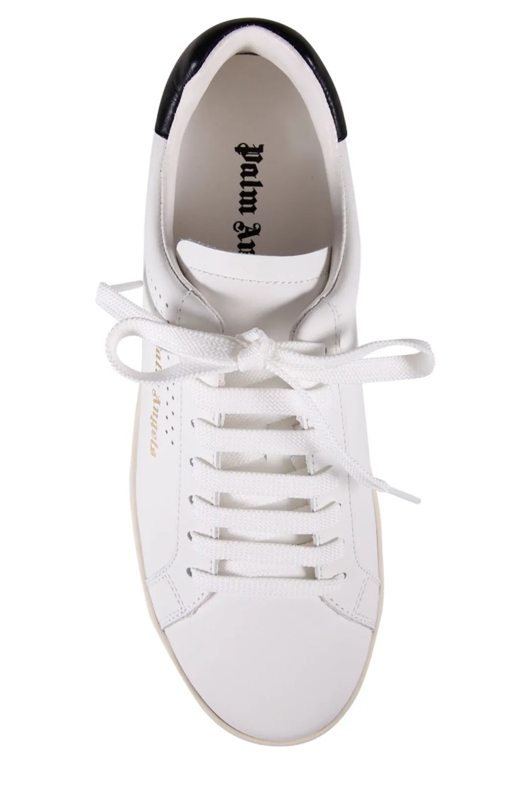 Palm Angels Tennis Logo-Embossed Lace-Up Sneakers