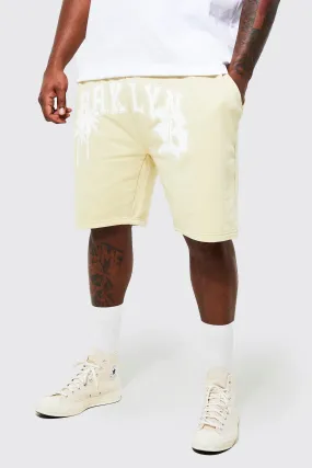 Plus Varsity Print Jersey Short