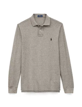 Polo Ralph Lauren Custom Slim Long Sleeve Polo Heather