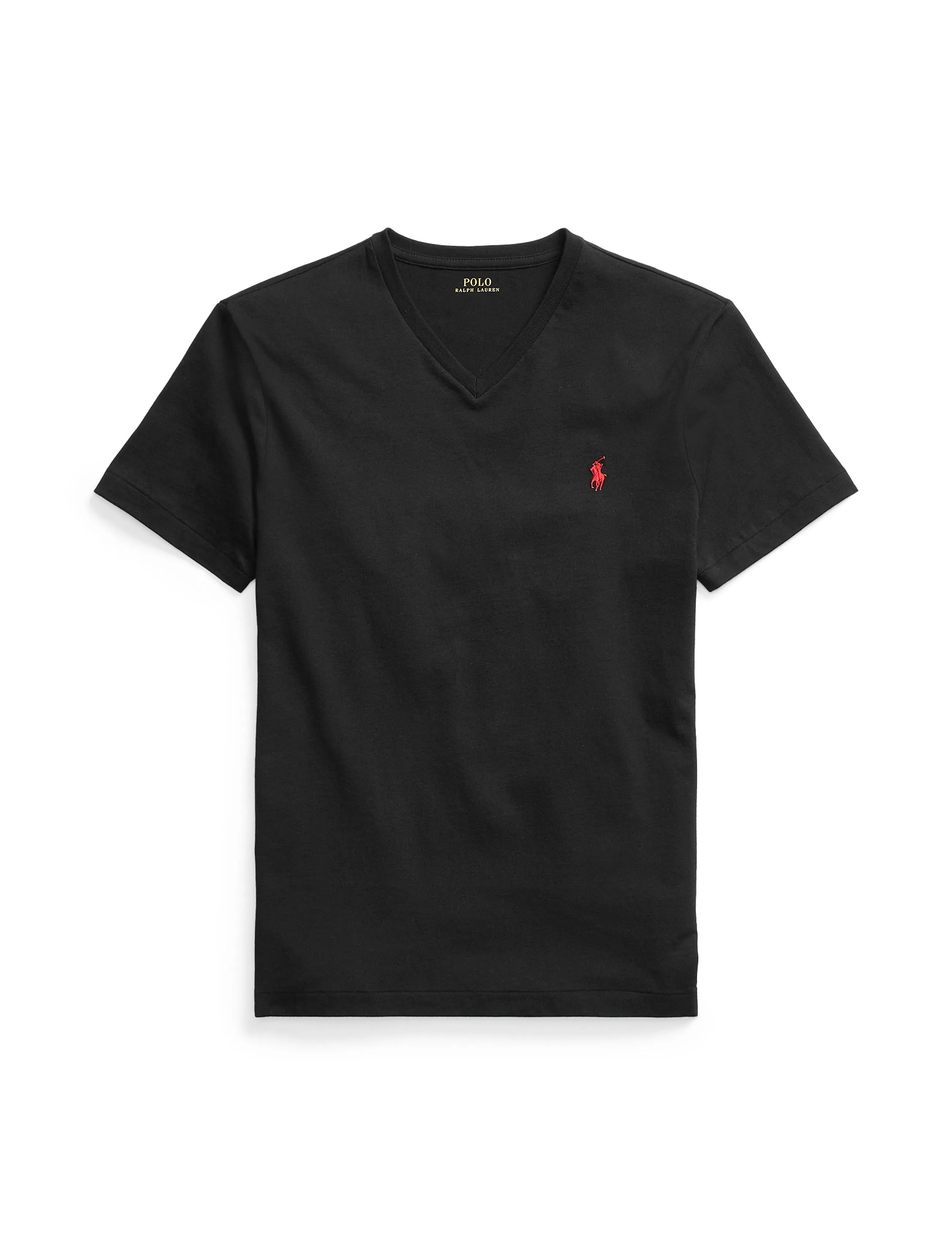 Polo Ralph Lauren Custom Slim V-Neck Tee Black