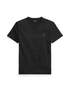 Polo Ralph Lauren Custom Slim V-Neck Tee Black