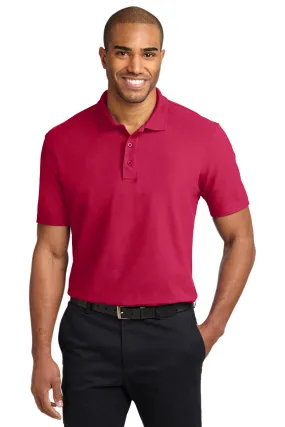 Port Authority Tall Stain-Resistant Polo TLK510 Red