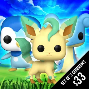 Pre-Order: Funko Pop! Pokemon S10 (Set of 3 Commons)