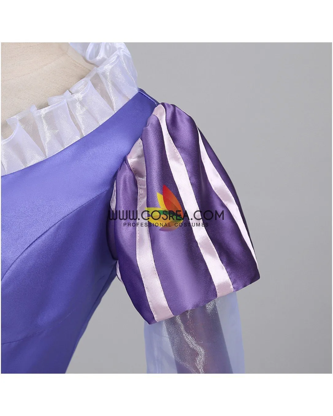 Princess Rapunzel Orchid Purple Satin Cosplay Costume