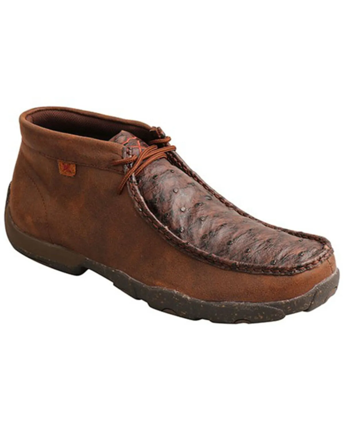 Product Name:  Twisted X Men's Ostrich Chukka Shoes - Moc Toe