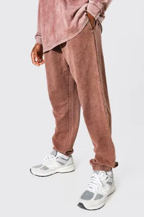 Regular Fit Washed Jogger | boohooMAN UK