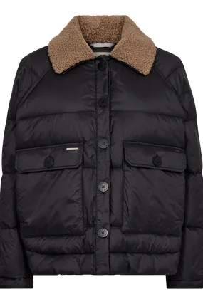 Ridel Quilt Down Jacket  | Black | Jakke fra Mos Mosh