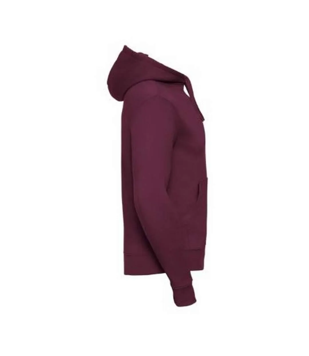 Russell Mens Authentic Hooded Sweatshirt / Hoodie (Burgundy) - UTBC1498