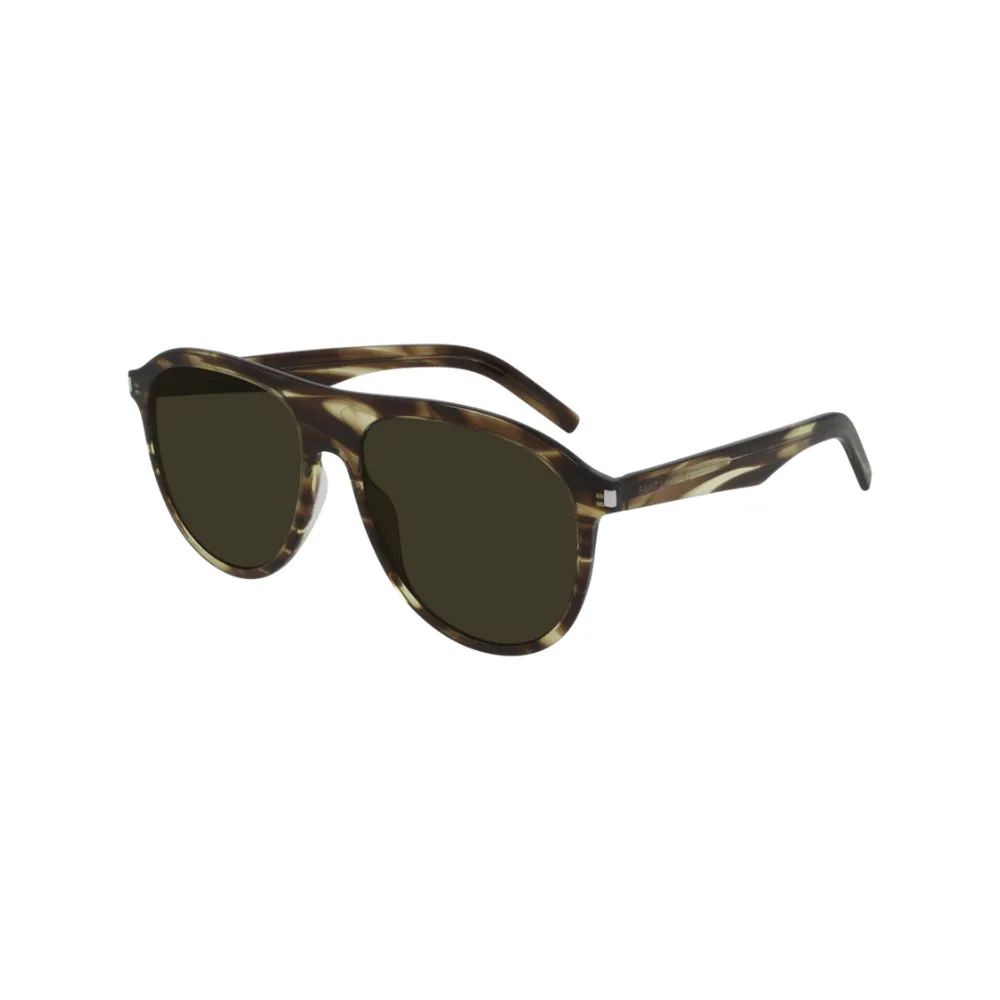 Saint Laurent Sunglass Man havana Green SL 432 SLIM-005