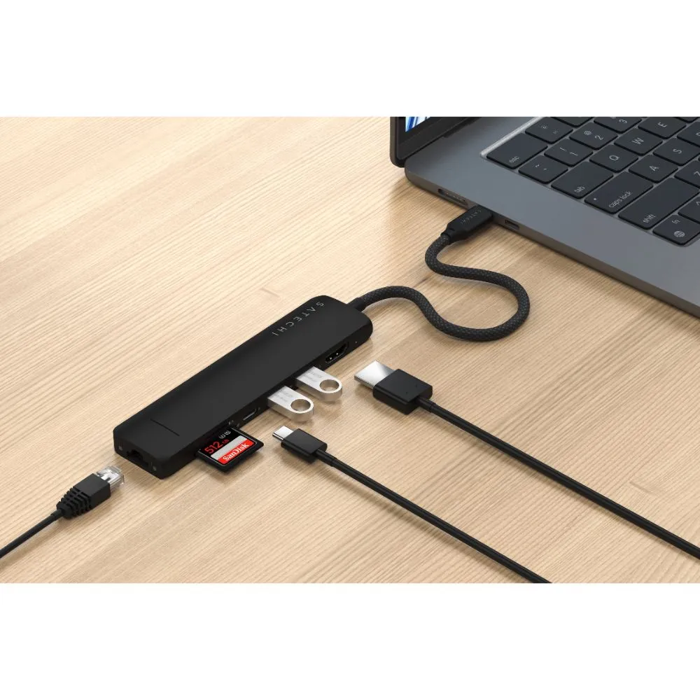 Satechi 7-in-1 USB-C Slim Multiport Adapter