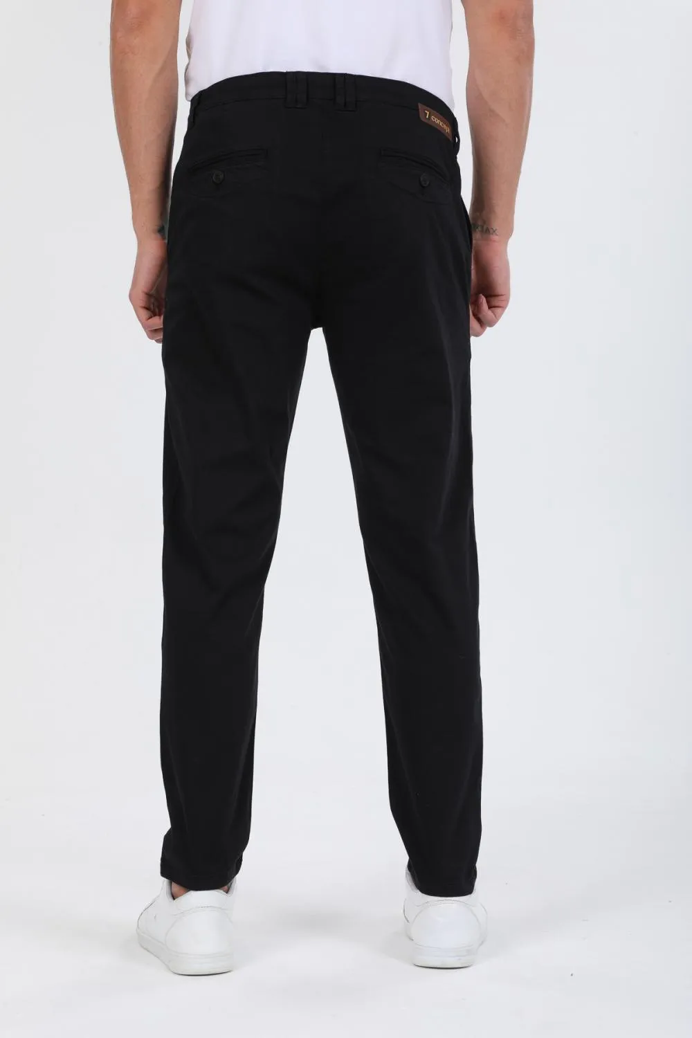 Satin Man Pant Black