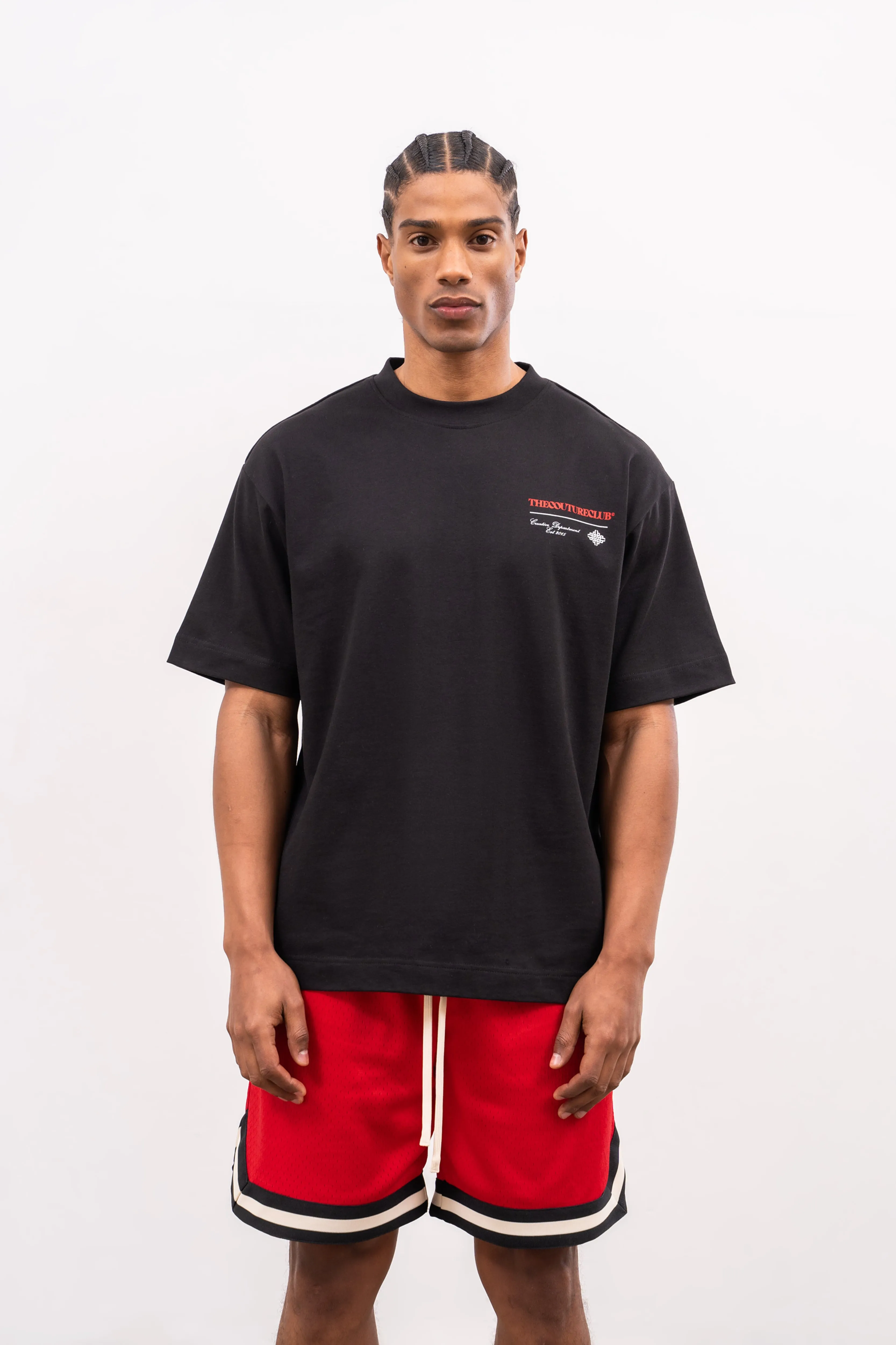 SCRIPT MULTI GRAPHIC T-SHIRT - BLACK