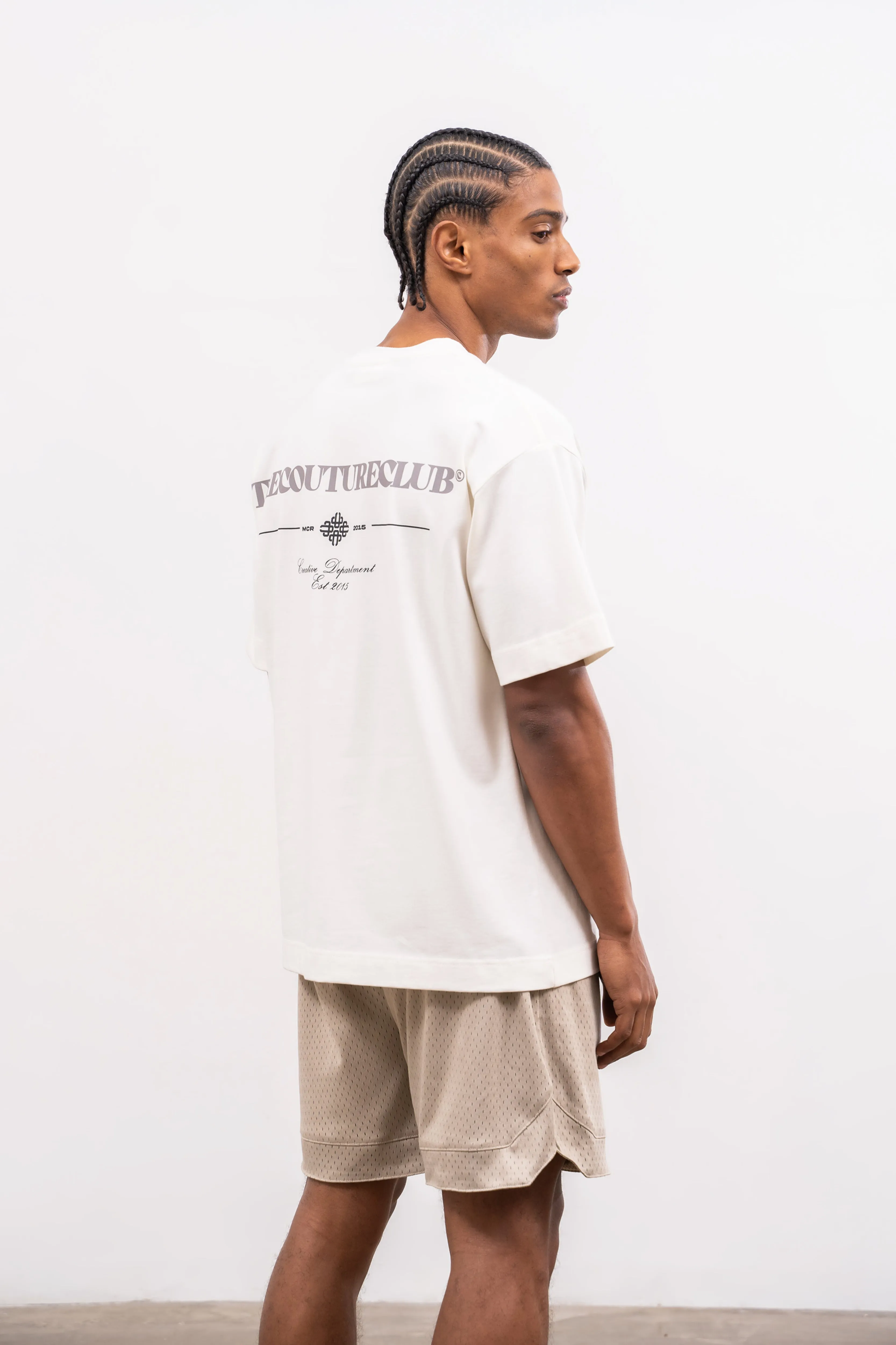 SCRIPT MULTI GRAPHIC T-SHIRT - OFF WHITE