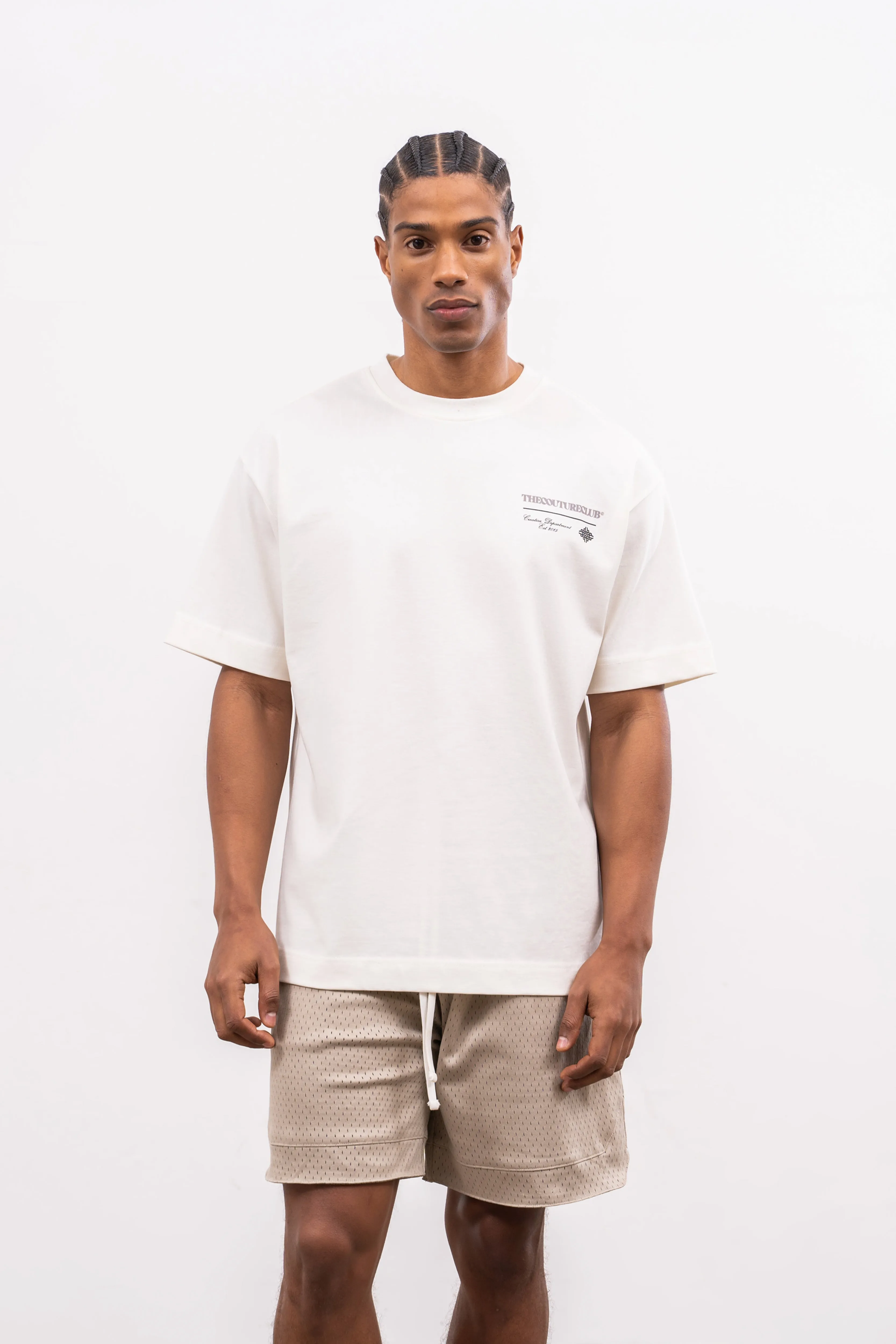 SCRIPT MULTI GRAPHIC T-SHIRT - OFF WHITE