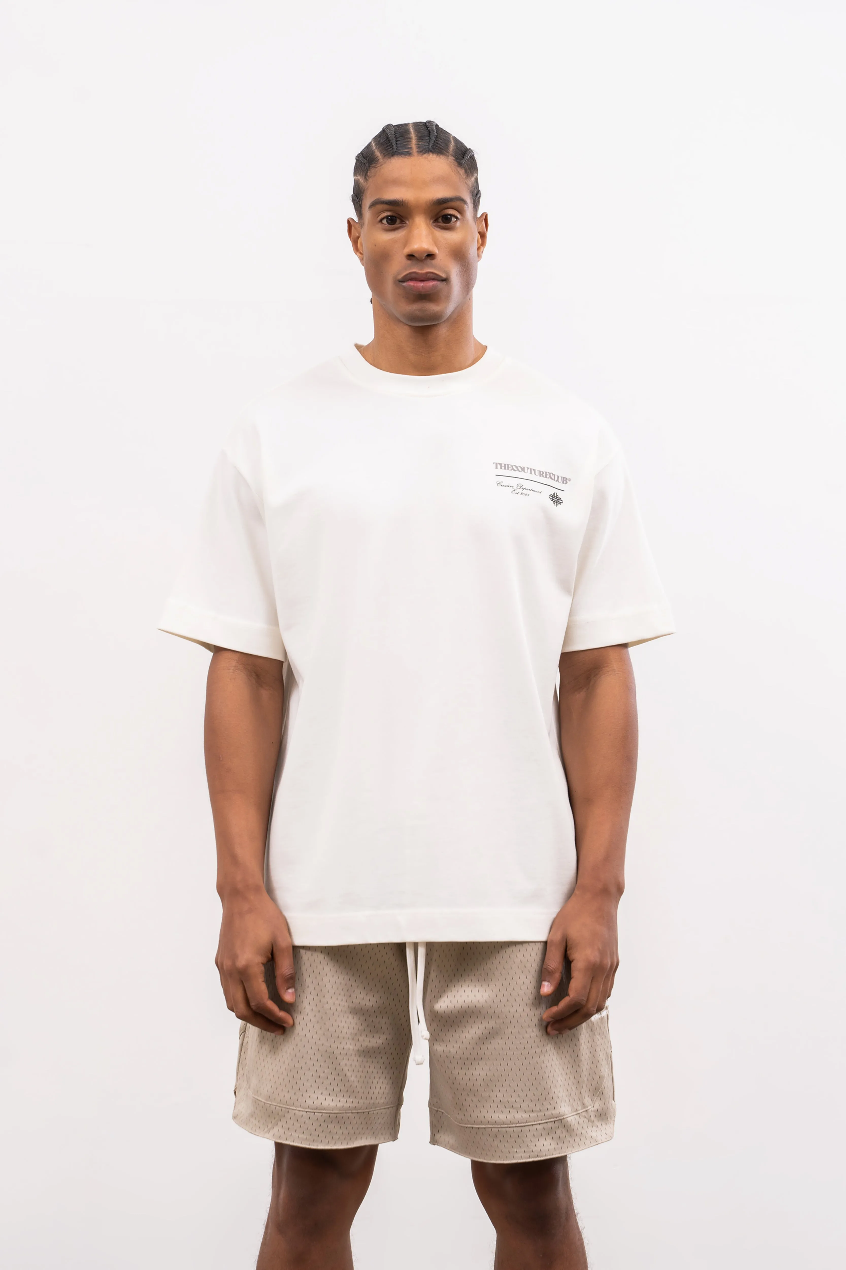 SCRIPT MULTI GRAPHIC T-SHIRT - OFF WHITE