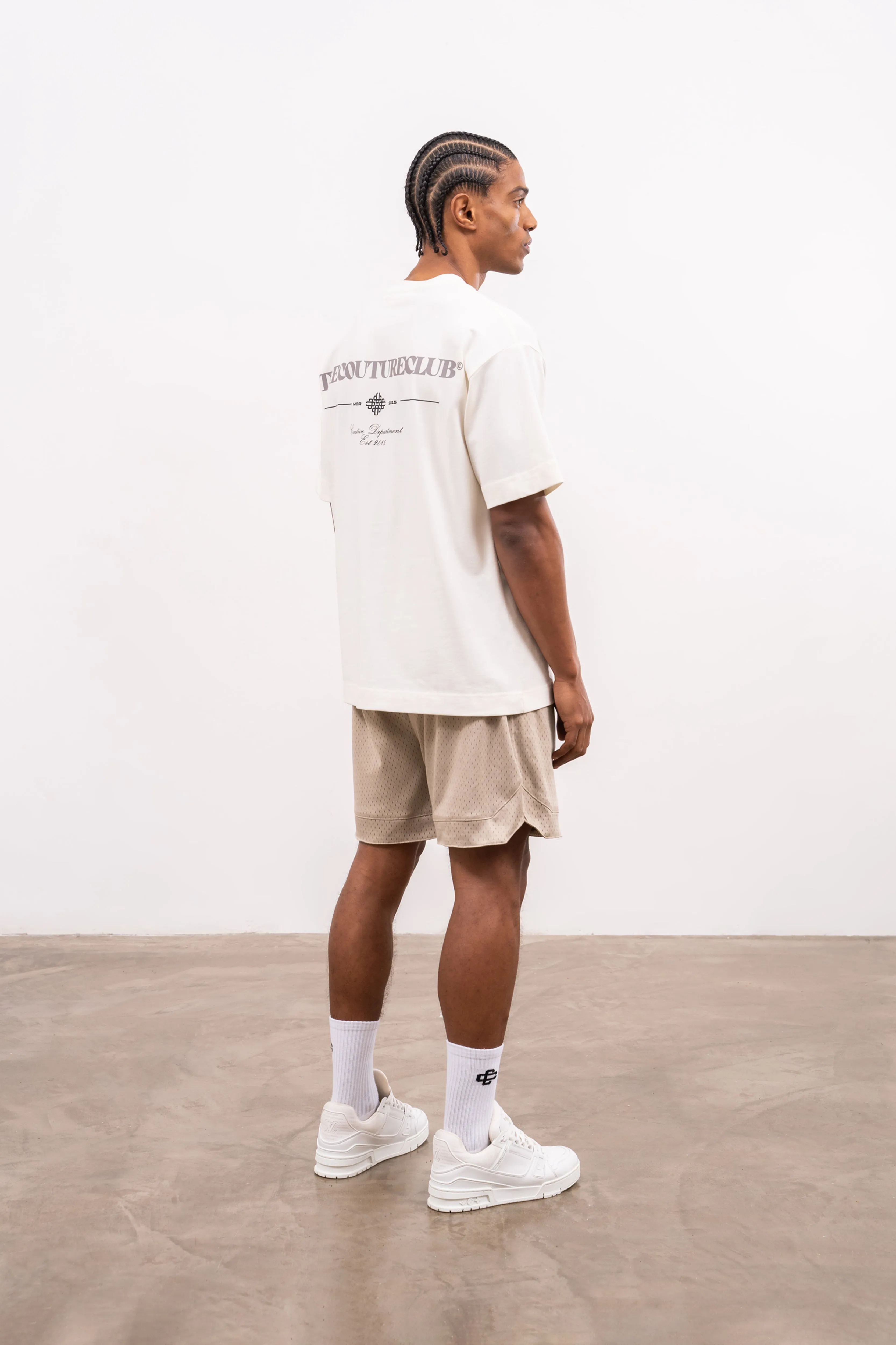 SCRIPT MULTI GRAPHIC T-SHIRT - OFF WHITE